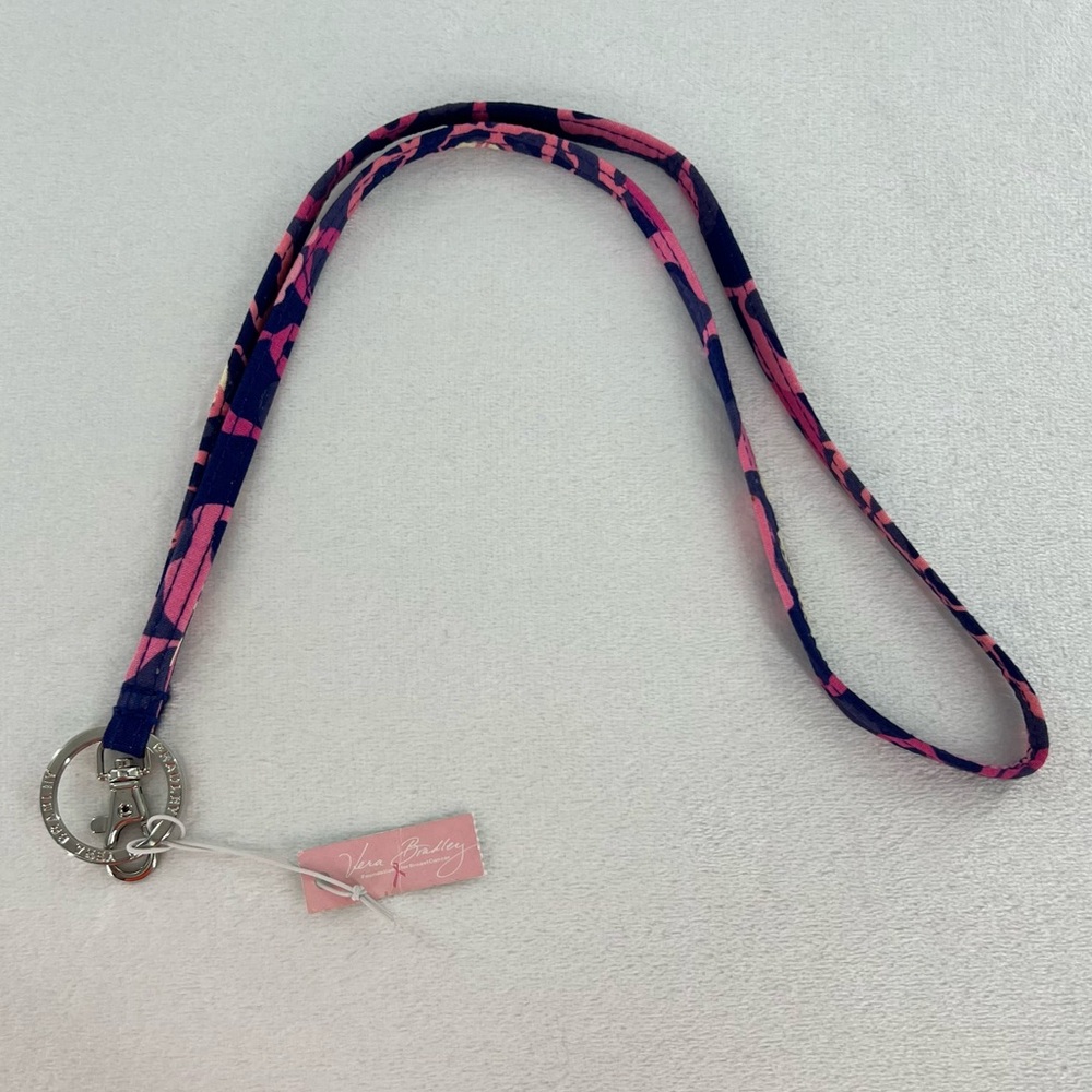 NWT Vera Bradley Katalina Pink Lanyard